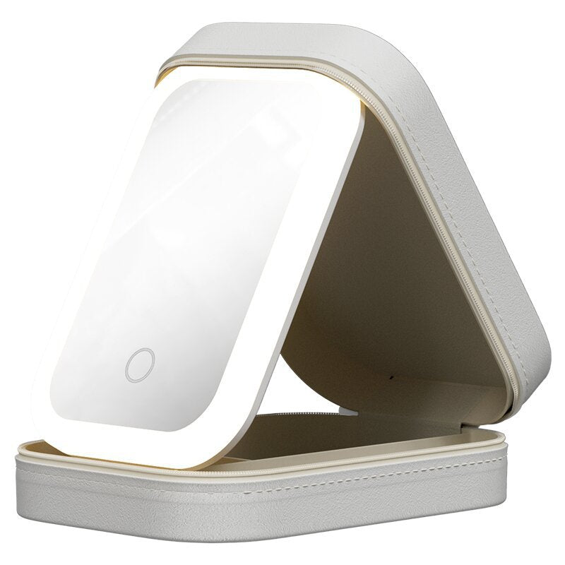 LED Makeup Mirror Storage Box